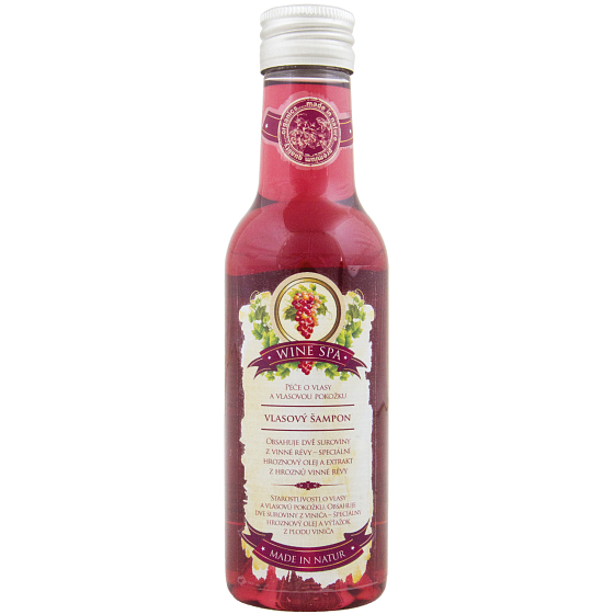 Bohemia Gifts Wine Spa Premium Vinná kosmetika šampon na vlasy 200 ml