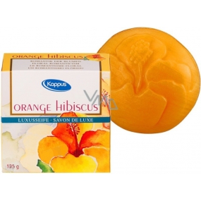 Kappus Orange Hibiscus - Ibišek luxusní toaletní mýdlo 125 g