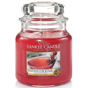 Yankee Candle Festive Cocktail - Sváteční koktejl vonná svíčka Classic střední sklo 411 g