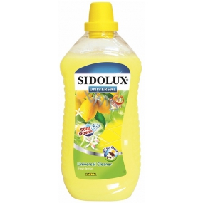 Sidolux Universal Soda Svěží citron mycí prostředek na všechny omyvatelné povrchy a podlahy 1 l