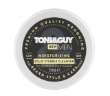 Toni&Guy Men Solid Stubble Cleanser čisticí hydratační krém na krátké vousy a obličej 75 ml