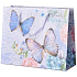Emocio Dárková papírová taška 32 x 26 x 12 cm Motýlci, květy