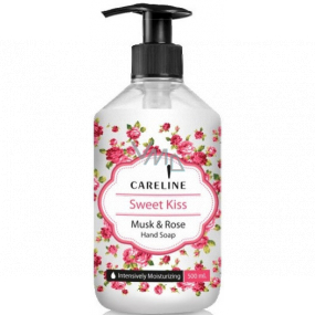 Careline Sweet Kiss - Sladký polibek tekuté mýdlo na ruce 500 ml dávkovač