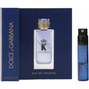 Dolce & Gabbana K by Dolce & Gabbana toaletní voda pro muže 1 ml s rozprašovačem, vialka