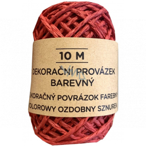 Albi Dekorační provázek Červený 10 m