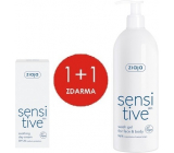 Ziaja Sensitive Skin SPF 20 zklidňující denní krém redukující podráždění 50 ml + Sensitive Skin krémový mycí gel pro citlivou pokožku 400 ml, duopack