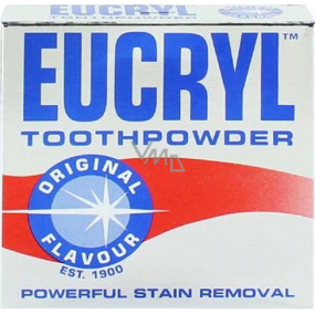 Eucryl Toothpowder Original zubní prášek na bělení zubů 50 g