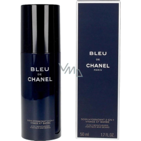 Chanel Bleu de Chanel Homme hydratační krém na obličej a vousy 50 ml