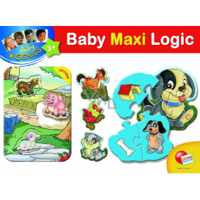 Baby Maxi Logic maxi puzzle pro děti 34,5 x 25,5 x 4,8 cm různé druhy, doporučený věk 3+