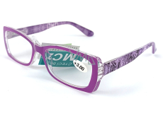 Berkeley Čtecí dioptrické brýle +3,0 plast fialové 1 kus MC2249