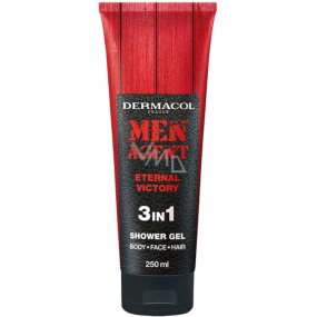 Dermacol Men Agent 3v1 Eternal Victory sprchový gel na tělo, obličej a vlasy 250 ml