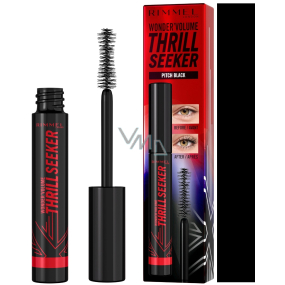 Rimmel London Wonder Volume Thrill Seeker objemová a prodlužující řasenka Pitch Black 8 ml