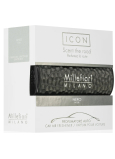 Millefiori Milano Icon Nero - Černá vůně do auta Shades Metal tmavě hnědá voní až 2 měsíce 47 g