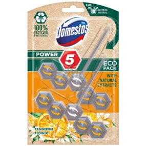 Domestos Power 5 Eco Pack Tangerine Flower WC tuhý blok 2 x 55 g