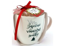 Albi Vánoční hrnek a marshmallow 60 g Báječné vánoční svátky 250 ml