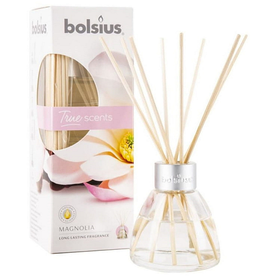 Bolsius Aromatic True Scents Magnolia - Magnólie difuzér s tyčinkami 45 ml