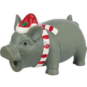 Trixie Xmas Pig vánoční latexové prasátko 16 cm