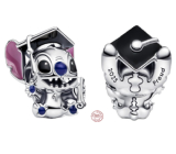 Charm Sterlingové stříbro 925 Disney Lilo a Stitch k promoci 2025, korálek na náramek gradace