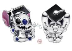 Charm Sterlingové stříbro 925 Disney Lilo a Stitch k promoci 2025, korálek na náramek gradace