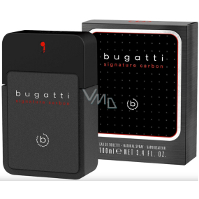 Bugatti Signature Carbon toaletní voda pro muže 100 ml
