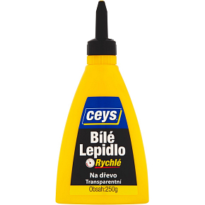 Ceys rychlé bílé lepidlo na dřevo 250 g Ceys rychlé bílé lepidlo na dřevo 250 g