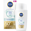 Nivea Sun Derma Skin Clear lehký pleťový krém na opalování, OF 50+, 40 ml