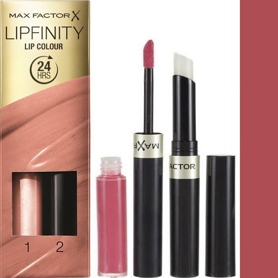 Max Factor Lipfinity Lip Colour rtěnka a lesk 102 Glistening 2,3 ml a 1,9 g