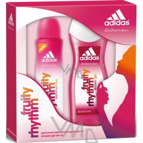 Adidas Fruity Rhythm deodorant sprej 150 ml + sprchový gel 250 ml, dárková sada