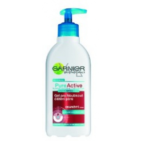 Garnier Skin Naturals Pure Active gel k hloubkovému čištění pórů 200 ml