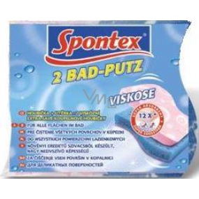 Spontex 2 Bad-Putz houbička s dekorativní čisticí vrstvou 2 kusy