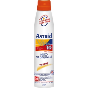 Astrid F10 Mléko na opalování 200 ml sprej