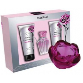 Avril Lavigne Wild Rose parfémovaná voda 30 ml + tělové mléko 50 ml + mini svícen, dárková sada