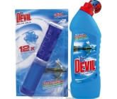 Dr. Devil Polar Aqu Wc Point Block 75 ml + Dr. Devil Polar Aqua tekutý čistič 750 ml