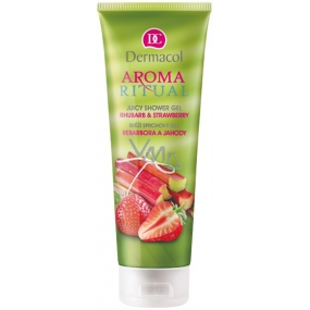 Dermacol Aroma Ritual Rebarbora a Jahody Svěží sprchový gel 250 ml