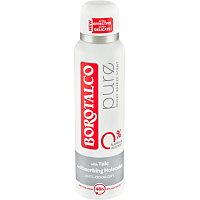 Borotalco Pure přírodní deodorant bez hliníku, 150 ml