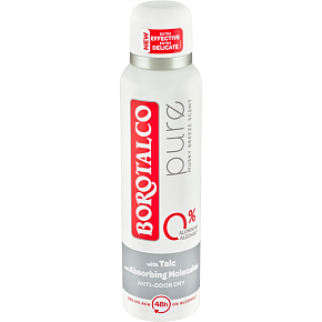 Borotalco Pure přírodní deodorant bez hliníku, 150 ml