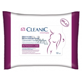 Cleanic Intimate Intensive Care ubrousky na intimní hygienu 10 kusů