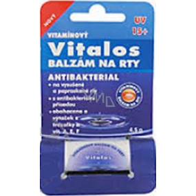 Vitalos Antibakterial vitamínový UV+15 balzám na rty 4,5 g