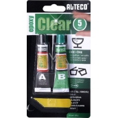 Alteco Epoxy Clear 5 min dvousložkové epoxidové lepidlo 20 g