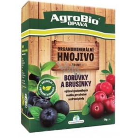AgroBio Trumf Borůvky a brusinky přírodní granulované organominerální hnojivo 1 kg 328418 10/2028
