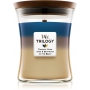 WoodWick Trilogy Nautical Escape - Ráj na pobřeží vonná svíčka s dřevěným knotem a víčkem sklo velká 609,5 g