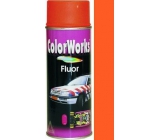 Color Works Fluor 918540 fosforově oranžová nitrocelulózový lak 400 ml