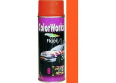 Color Works Fluor 918540 fosforově oranžová nitrocelulózový lak 400 ml