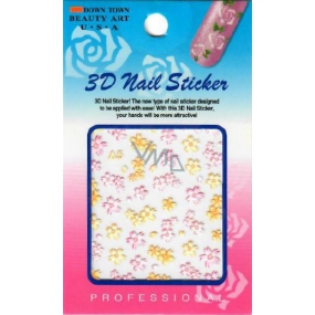 Nail Stickers 3D nálepky na nehty 1 aršík 10100 A5