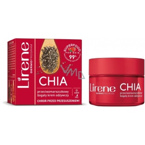 Lirene Dermo Program Superfood Chia s výtažkem z chia bohatý výživný denní i noční krém 50 ml