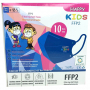 Happy Kids Respirátor ústní ochranný 5-vrstvý FFP2 obličejová maska pro děti 10 kusů mix motivů