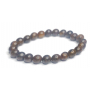 Bronzit náramek elastický přírodní kámen, kulička 8 mm / 16 - 17 cm, vysoce ochranný kámen