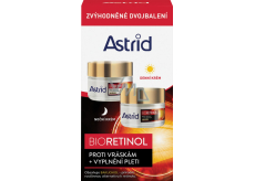 Astrid Bioretinol denní krém proti vráskám 50 ml + noční krém proti vráskám 50 ml, duopack