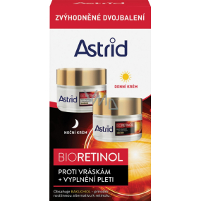 Astrid Bioretinol denní krém proti vráskám 50 ml + noční krém proti vráskám 50 ml, duopack