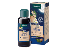 Kneipp Good Night olej do koupele s přírodními éterickými oleji uvolní mysl a vyživí pokožku 100 ml